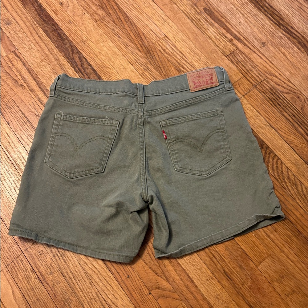 Levi’s Womens Jean Shorts Green